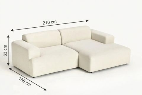 ELSA KETEN MİNİ KÖŞE KOLTUK, SAĞ KÖŞE, BEJ