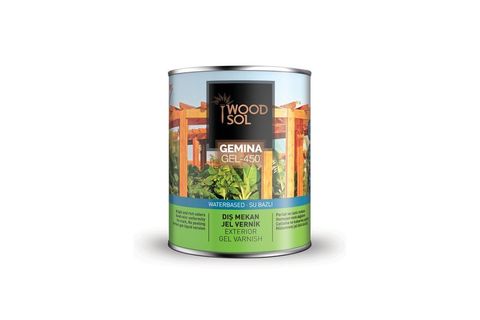 WOODSOL GEMİNA DIŞ MEKAN AHŞAP JEL VERNİK 0.75 LT 1565 JAVA BURMA