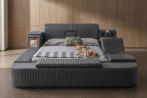 BARCELONA MASAJLI AKILLI KARYOLA, ANTRASİT