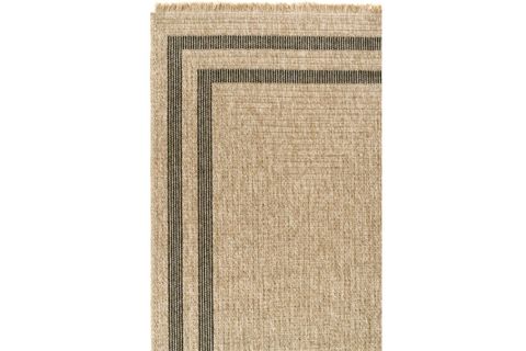 HALIMAX İNDİA JÜT HALI 668, SİYAH ÇERÇEVELİ, 200X290