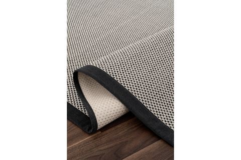 SİSALO BORDURE KREM SİYAH SİSAL HALI SİYAH BORDÜR B3417E, 200X350