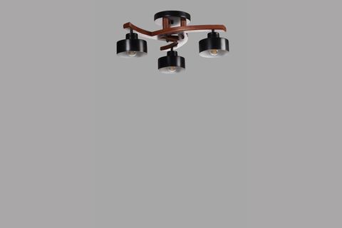 WESTON ÜÇLÜ CEVİZ METAL BAŞLIKLI PLOFONYER AVİZE