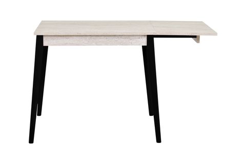 AVANOS MDF KATLANIR AHŞAP MUTFAK MASASI, 70X80 CM, BEJ SİYAH