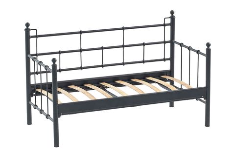 LALAS METAL SOFA SEDİR İKİLİ KOLTUK, FÜME, 70X140