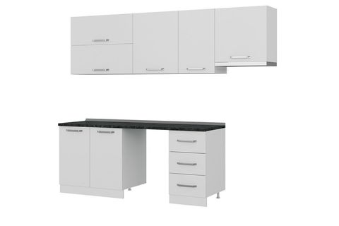 MİNAR 255 CM MUTFAK DOLABI BEYAZ 255 B15