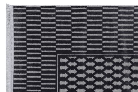 LOTUS MAKİNE HALISI, GRİ, 5, 120X180