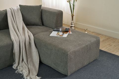 RAKS SERİSİ MODULER FULL SÜNGER KÖŞE KOLTUK, SAĞ VE SOL, GRİ