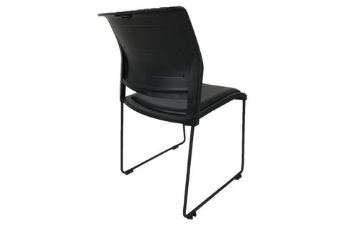 GOLDSİT MARS SANDALYE 62 B BEŞLİ SET, SİYAH DERİ