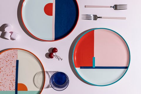 COLORATO LACİVERT ALTILI SU BARDAĞI SETİ 380 CC