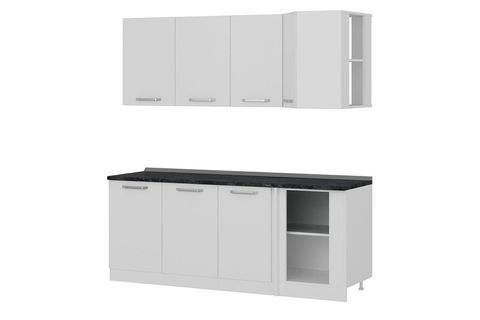 MİNAR 205CM KÖŞE MUTFAK DOLABI BEYAZ K205B1