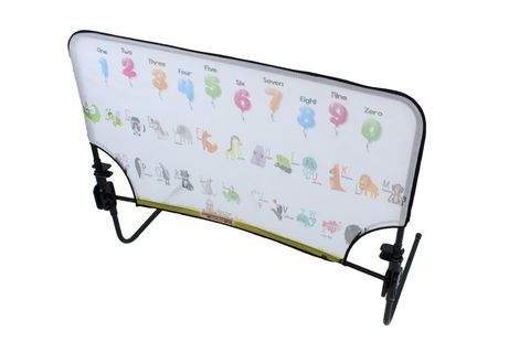 AGUBUGU BABY SAYILAR VE HARFLER YATAK BARİYERİ, 90 CM