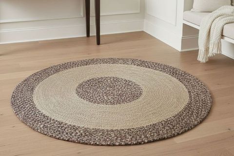DUNE RUSTİK YUVARLAK HALI, ÇOK RENKLİ, 100 CM
