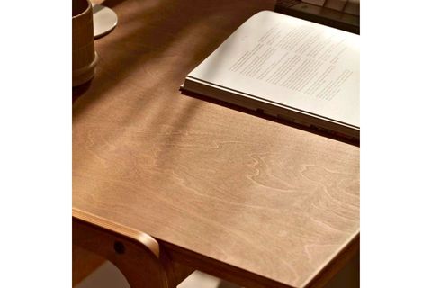 WOODESK NORDİK AHŞAP ÇALIŞMA MASASI, TİK RENK