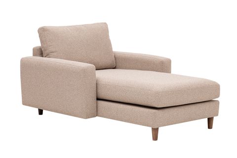 MERLİN DAYBED, İNCE KOL, NATUREL AYAK, RECYCLED KUMAŞ, CAPPUCİNO