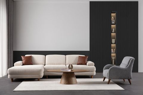 NORA KÖŞE KOLTUK, SOL KÖŞE SHOWROOMDAN KUMAŞ DEĞİŞİMLİ