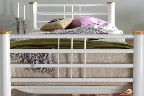 KAPPİS METAL KARYOLA, BEYAZ, 90X190