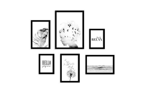ALTILI RELAX ÇERÇEVELİ POSTER PANO SETİ