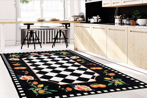 KOZZY HOME DİJİTAL BASKILI YIKANABİLİR KAYMAZ TABAN MUTFAK HALISI  RFE6877  120X160