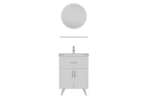 SANYA BANYO DOLABI 65CM AY2K1Ç 1YA1R ETJ BEYAZ