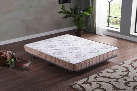 DAKRON BAMBOO SLEEP YAYLI ÇİFT KİŞİLİK YATAK, BEJ, 150X200