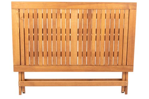 DOĞAL AHŞAP BALKON BAHÇE MASA GRANDE SANDALYE SETİ, KAHVERENGİ, 70X120 CM