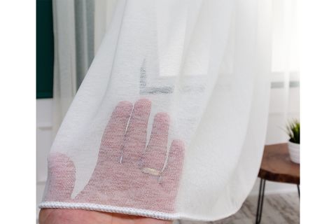 PAYİDAR KETEN DÜZ TÜL PERDE PİLESİZ EKRU 550X260