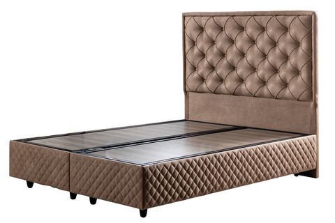 ALİZE BAZA VE BAŞLIK SETİ, BEJ, 90X190