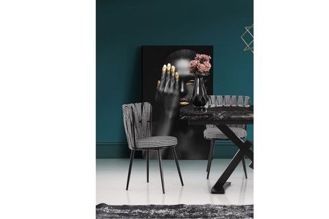 AÇILIR KÜTÜK MASA VE MELBOURNE SANDALYE TAKIMI, KAZAYAĞI SİYAH, 130X80