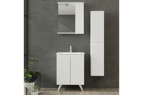NİKA BANYO DOLABI 65CM AY2K 1K1A ETJ BOY BEYAZ