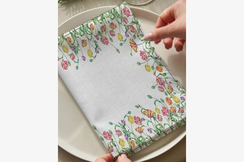 LALE FESTİVALİ PAMUKLU DÖRT ADET PEÇETE