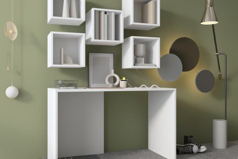 ÇOK FONKSİYONLU MODERN ÇALIŞMA MASASI, MODÜLER