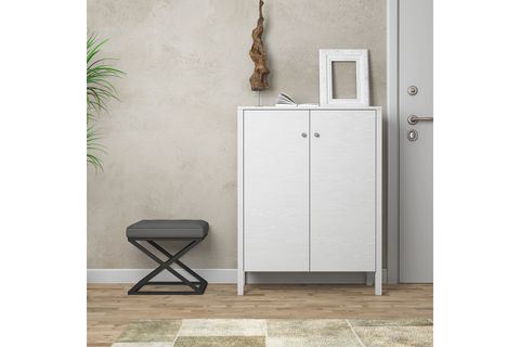 VENEZİA PREMİUM AYAKKABILIK WOOD BEYAZ, 2 KAPAKLI