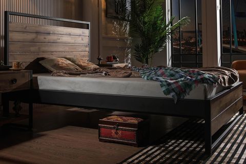 ARİANE METAL KARYOLA, SİYAH, 150X200