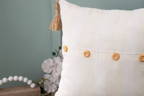 DFN HOME BOHO JUT PÜSKÜLLÜ İKİLİ KIRLENT KILIFI, HM43KT17