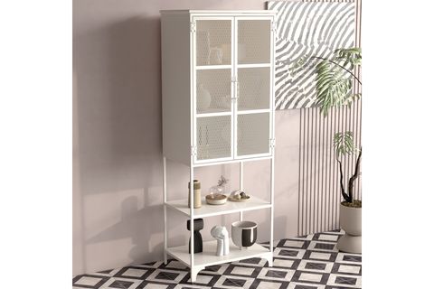 ENDÜSTRİYEL TASARIM METAL DOLAP,  BEYAZ