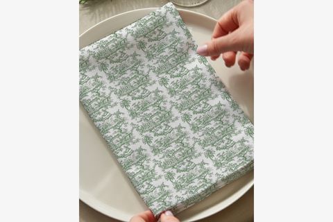 YEŞİL PANOROMA PAMUKLU DÖRT ADET PEÇETE