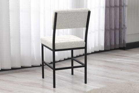 NOVA MUTFAK MASA TAKIMI, 2 SANDALYE, SİYAH, 70X70 CM, KREM