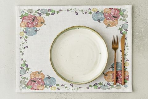 RENKLİ BALKABAĞI PAMUKLU DÖRT ADET AMERİKAN SERVİSİ