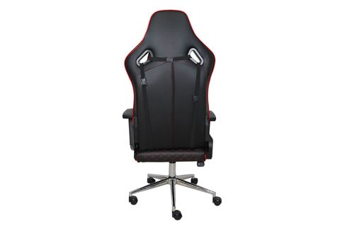 GAMER SWAN DERİ KUMAŞ KOL VE YÜKSEKLİK AYARLANABİLİR OYUNCU KOLTUĞU, KIRMIZI