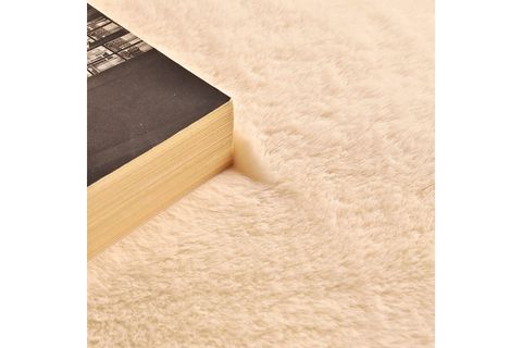 YIKANABİLİR KAYMAZ TABAN POST PELUŞ ÇOCUK HALISI, KREM, 120X160