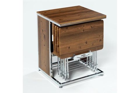 DRESUARLI SERVİS SEHPASI MEŞE