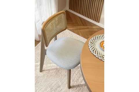 PARLA AHŞAP MASA TAKIMI, 90X90