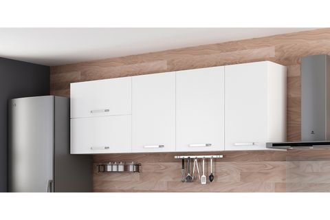 MİNAR 220 CM MUTFAK DOLABI BEYAZ 220-B2-ÜST MODÜL