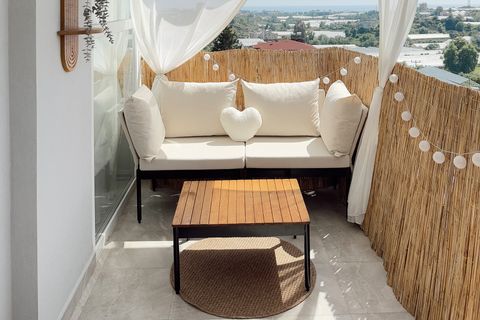 LİMNİ HOME MİNİ MULTİLOUNGE BAHÇE BALKON KOLTUĞU, KREM