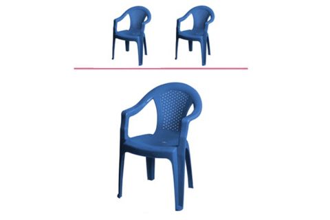 ESTELİA NETAKS BODRUM SANDALYE, ORİJİNAL MAVİ, 2 ADET