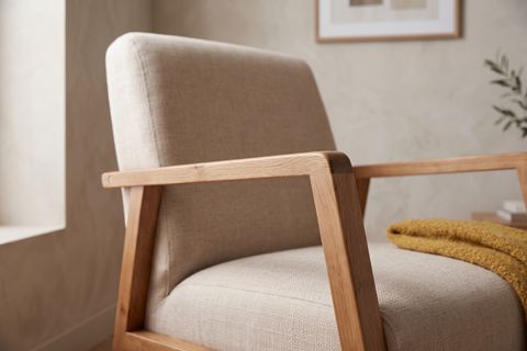 LUCCA BERJER NATURAL AHŞAP, KREM