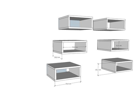 AYDIN KİTAPLIKLI RAF, PNR-DVR-1012