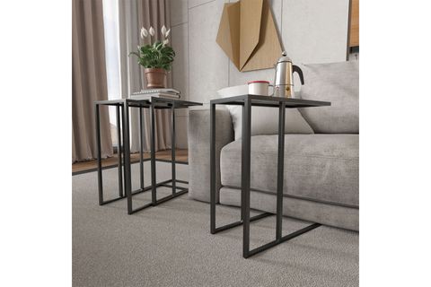 MARSAH HOME ROZY ZİGON SEHPA, SİYAH