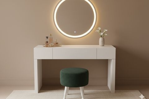 ASEDİA MİSKİN PUF, YEŞİL, AHŞAP, LAKE AYAK