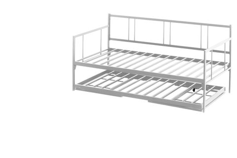 FORTE DAYBED YAVRULU METAL KARYOLA, BEYAZ, 90X200